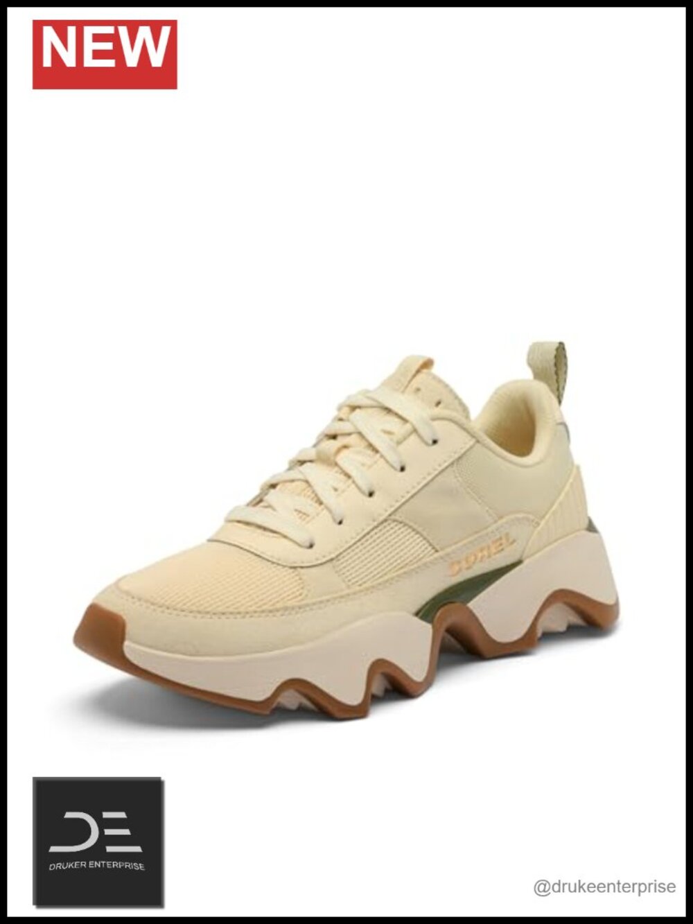 Women's Fashion Sneakers Lace-Up Breathable Mesh Suede Leather
